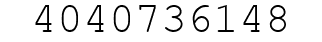 Number 4040736148.