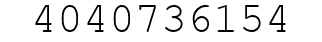 Number 4040736154.