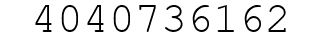 Number 4040736162.