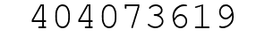 Number 404073619.