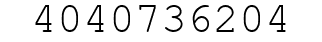 Number 4040736204.