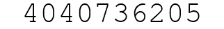 Number 4040736205.