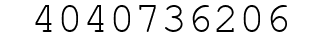 Number 4040736206.