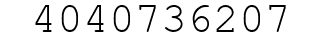 Number 4040736207.
