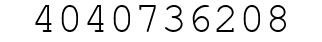 Number 4040736208.