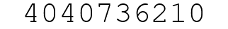 Number 4040736210.