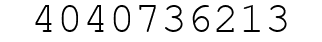 Number 4040736213.