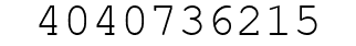 Number 4040736215.