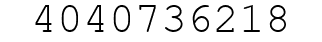 Number 4040736218.