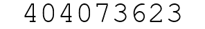 Number 404073623.