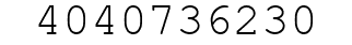 Number 4040736230.