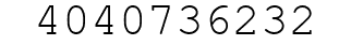 Number 4040736232.
