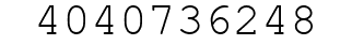 Number 4040736248.
