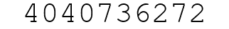 Number 4040736272.