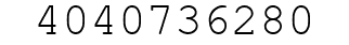 Number 4040736280.