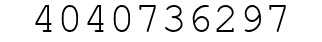 Number 4040736297.