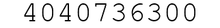 Number 4040736300.