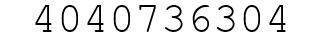 Number 4040736304.