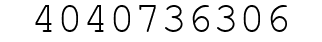 Number 4040736306.