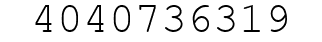 Number 4040736319.