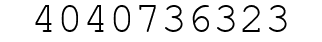 Number 4040736323.
