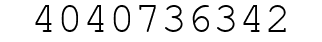 Number 4040736342.