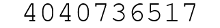 Number 4040736517.