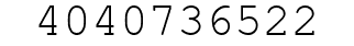 Number 4040736522.