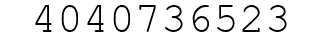 Number 4040736523.