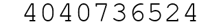 Number 4040736524.