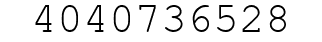 Number 4040736528.