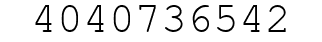 Number 4040736542.
