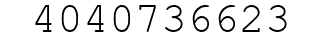 Number 4040736623.