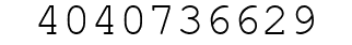 Number 4040736629.