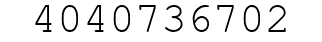 Number 4040736702.