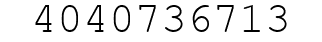 Number 4040736713.
