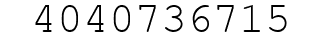 Number 4040736715.