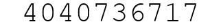 Number 4040736717.