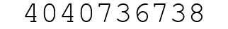 Number 4040736738.