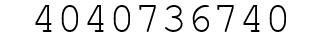Number 4040736740.