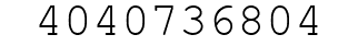 Number 4040736804.