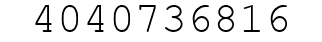 Number 4040736816.