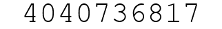 Number 4040736817.