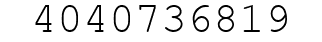 Number 4040736819.