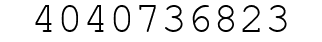 Number 4040736823.