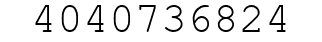Number 4040736824.