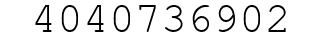 Number 4040736902.