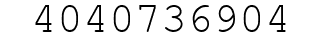 Number 4040736904.