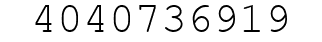 Number 4040736919.