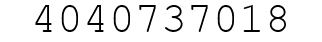 Number 4040737018.